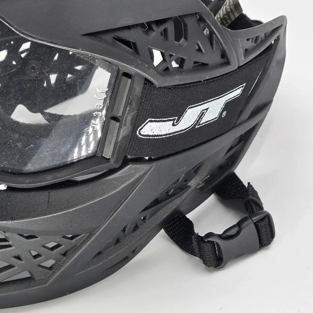JT Paintball ProFlex Gray Black Adult Protective Mask Goggles for Paintball